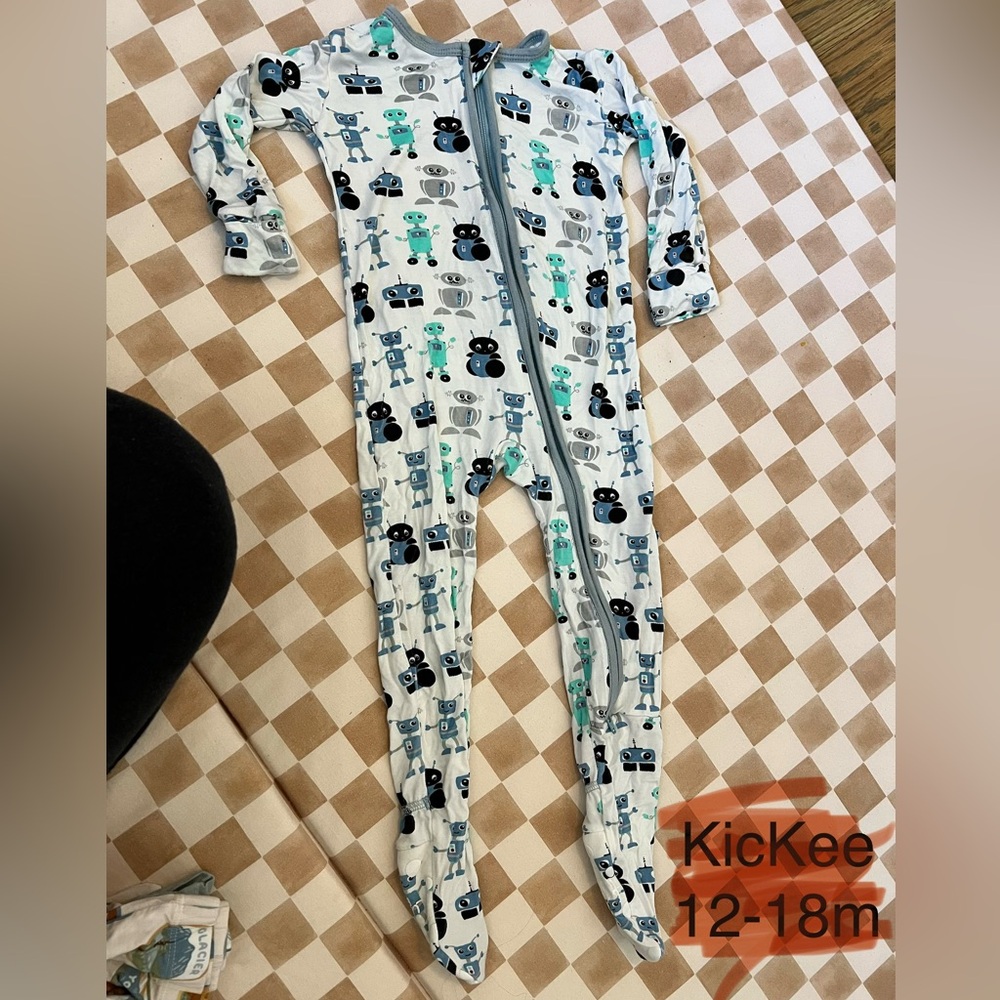 KicKee Robot Bamboo 2 way zip sleeper